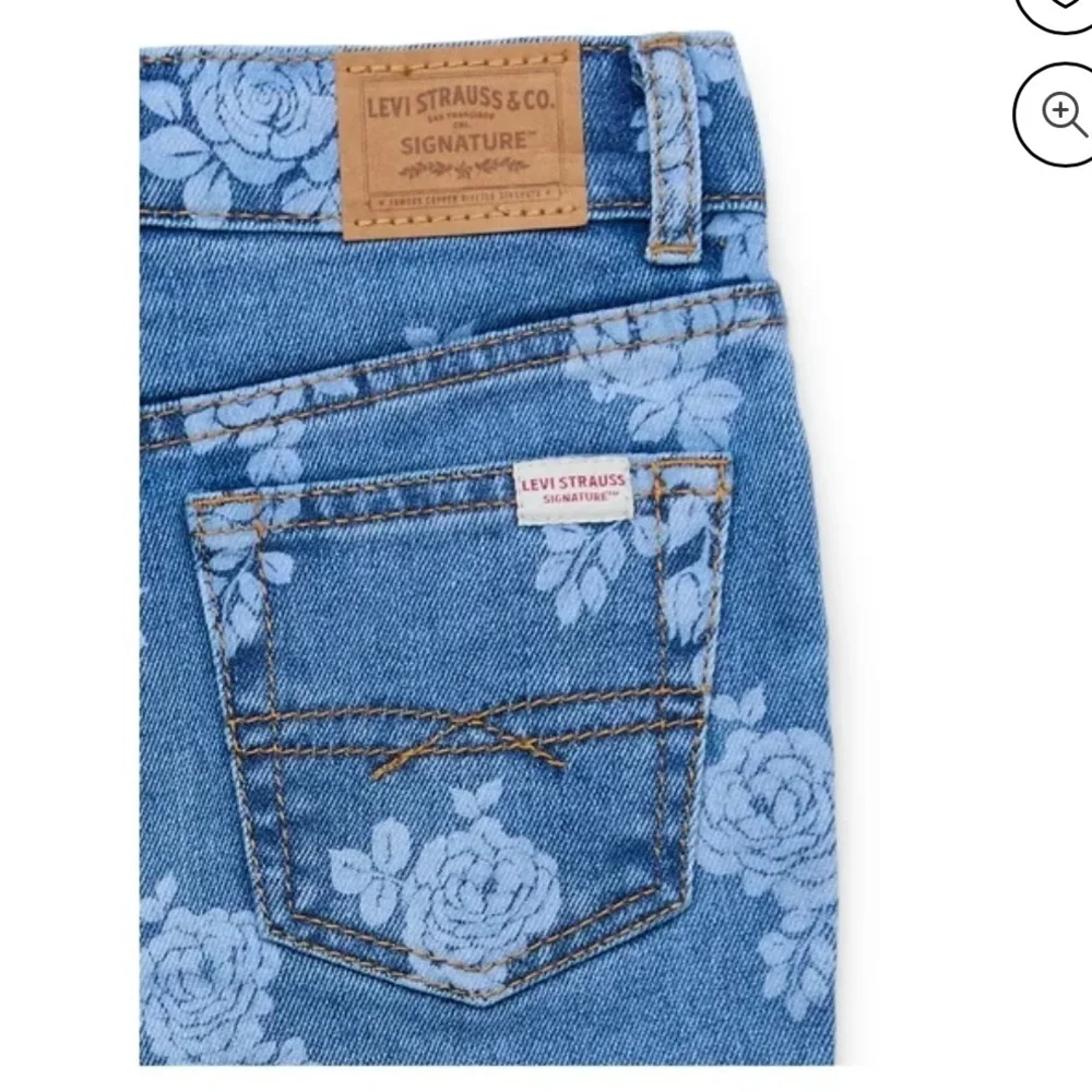 Girls Levi Strauss Signature high rise ankle straight size 7